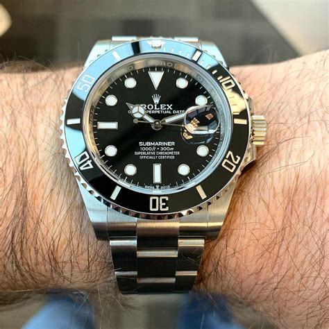 rolex too big for my wrist|rolex 126610 dimensions.